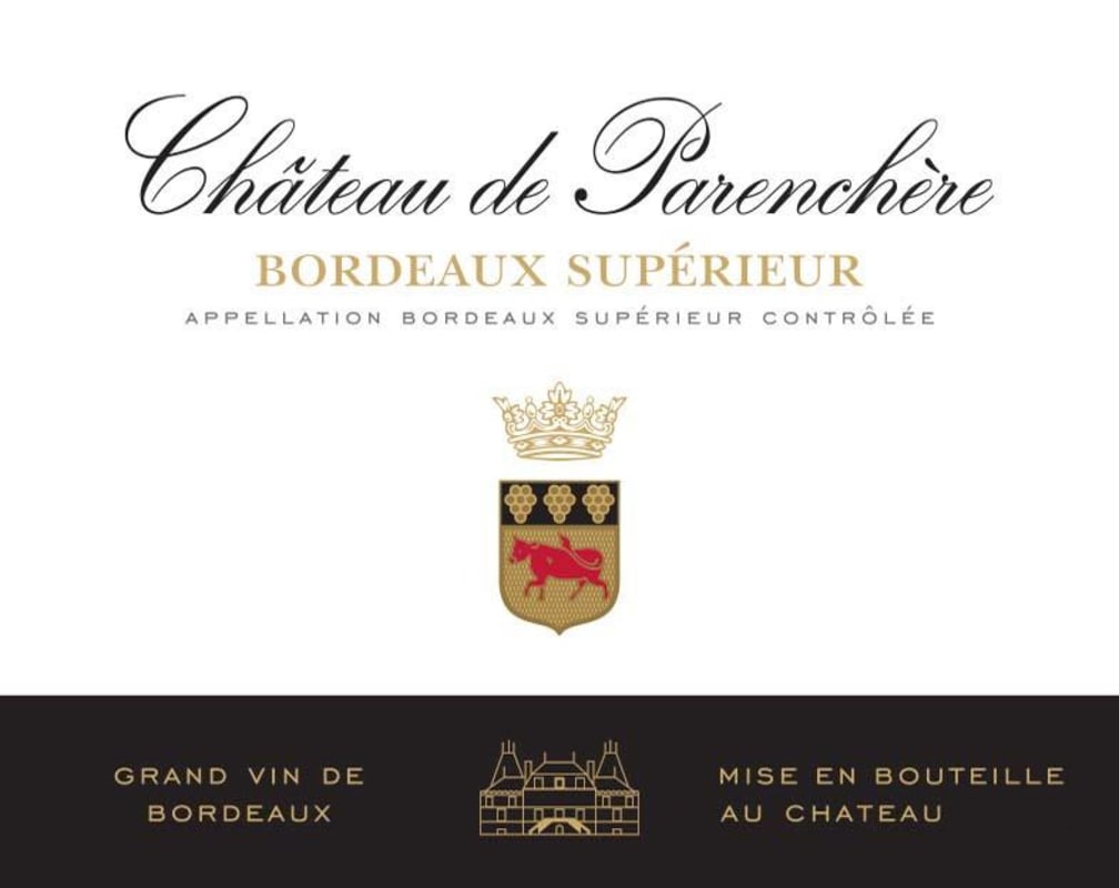 Chateau de Parenchere Bordeaux Superieur 2015 Front Label