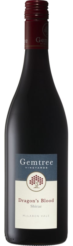 Gemtree Vineyards Dragon's Blood Shiraz 2018 Front Bottle Shot