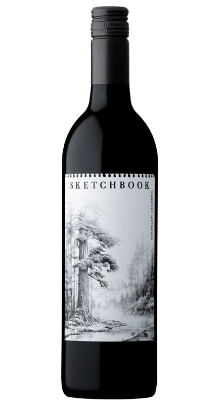 Sketchbook Cabernet Sauvignon 2024 Front Bottle Shot