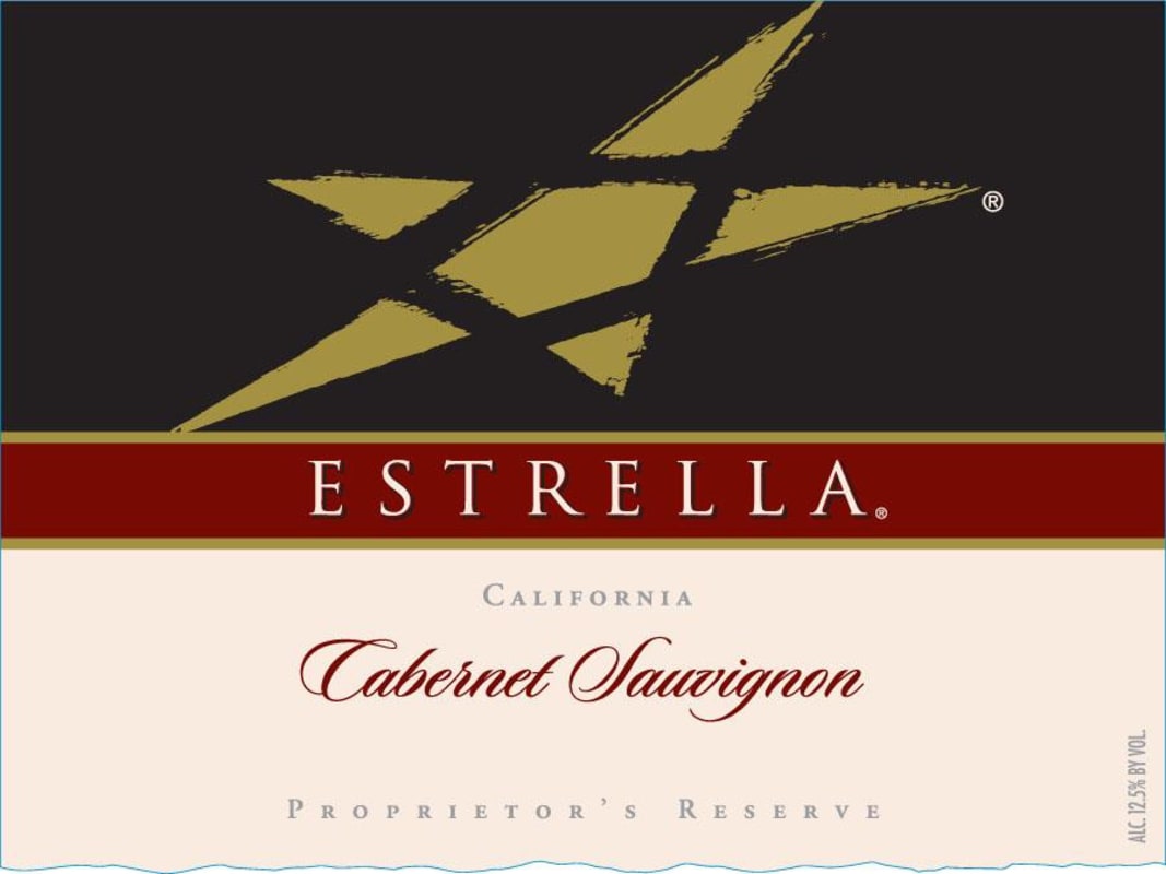 Estrella River Proprietor's Reserve Cabernet Sauvignon 2013 Front Label