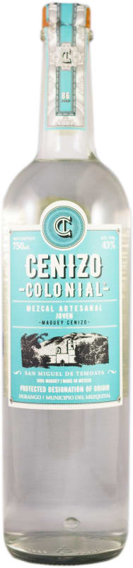 Lagrimas de Dolores Cenizo Colonial Temoaya Mezcal (700ML) Front Bottle Shot