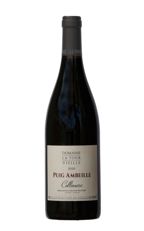 Domaine La Tour Vieille Puig Ambielle Collioure 2020 Front Bottle Shot