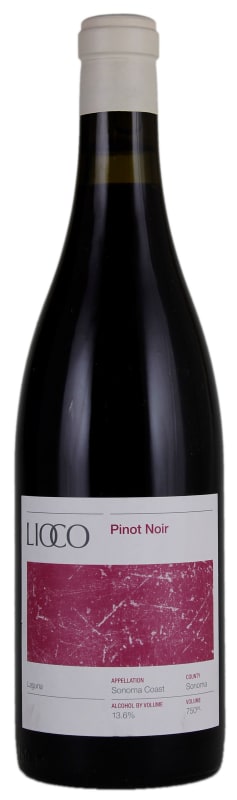 Lioco Sonoma Coast Laguna Pinot Noir 2014 Front Bottle Shot