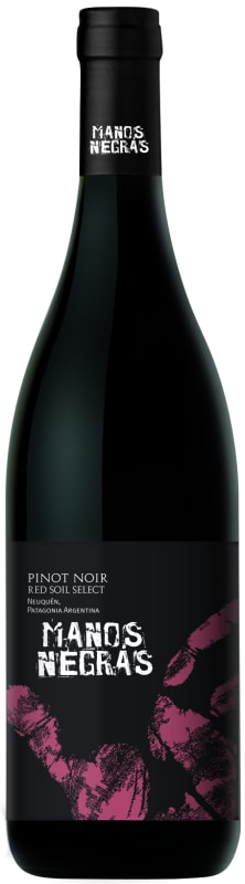 Manos Negras Red Soil Select Pinot Noir 2014 Front Bottle Shot