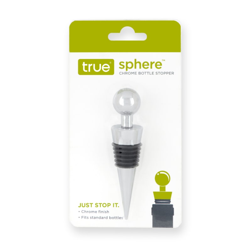 Sphere: Chrome Bottle Stopper Gift Product Image