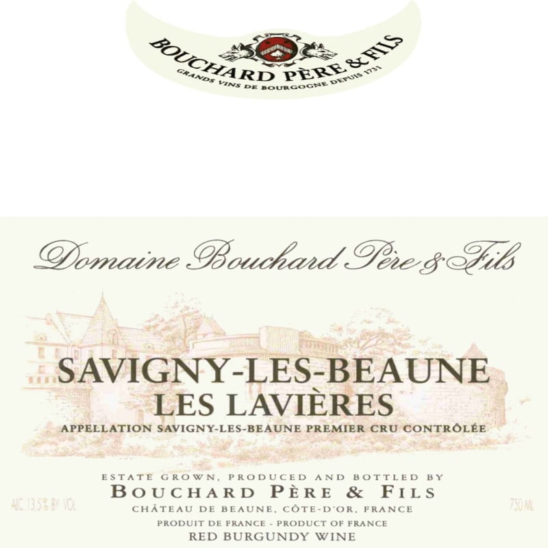 Bouchard Pere & Fils Savigny-les-Beaune Les Lavieres Premier Cru 2004 Front Label