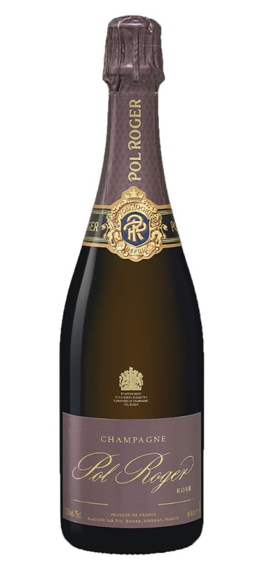 Pol Roger Brut Rose 2015 Front Bottle Shot