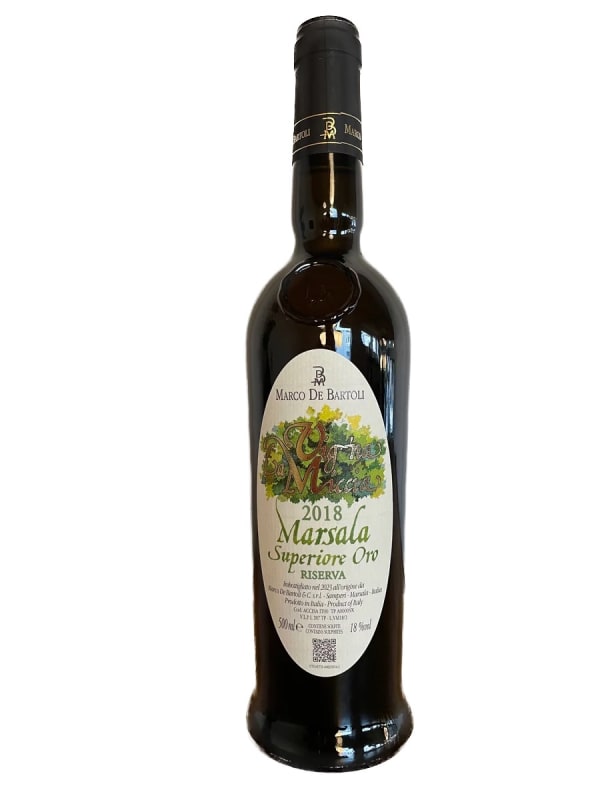 Marco De Bartoli Marsala d'Oro Vigna la Miccia (500ML) 2018 Front Bottle Shot