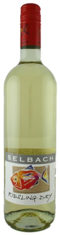 Selbach Mosel Dry Riesling (Fish Label) 2017 Front Bottle Shot