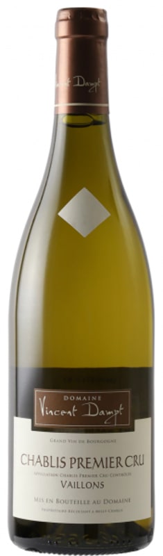 Domaine Vincent Dampt Chablis Vaillons Premier Cru 2023 Front Bottle Shot