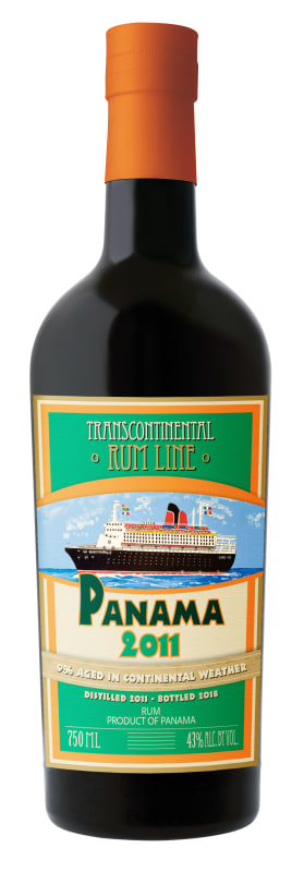 Transcontinental Rum Line Panama Rum (700ML) 2011 Front Bottle Shot