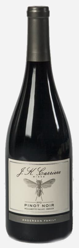 J.K. Carriere Anderson Family Pinot Noir 2013 Front Bottle Shot
