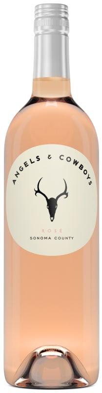 Angels & Cowboys Rose (375ML half-bottle) 2017 Front Bottle Shot