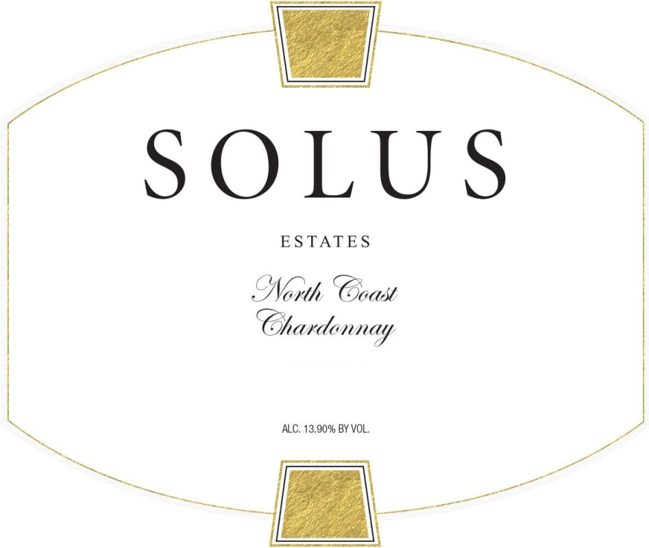 Solus Chardonnay 2014 Front Label