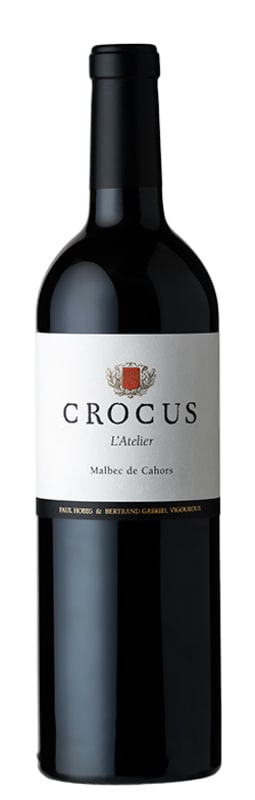Crocus L'Atelier Malbec de Cahors 2014 Front Bottle Shot