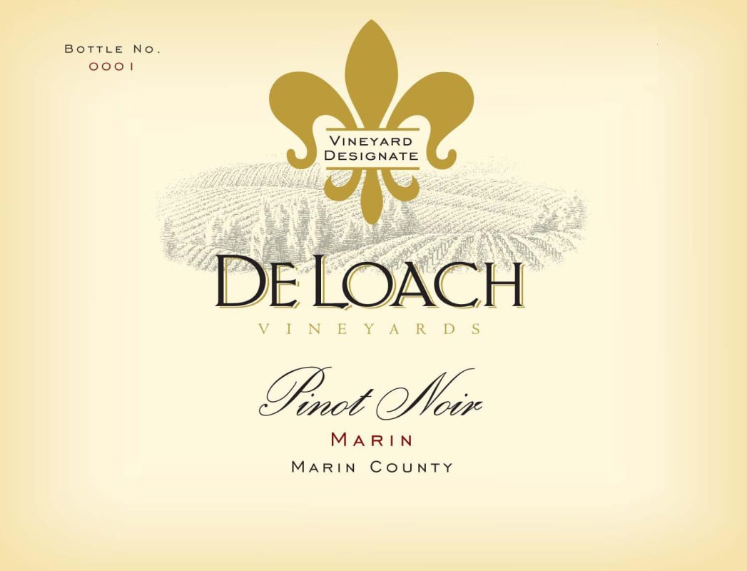 DeLoach Marin Pinot Noir 2011 Front Label