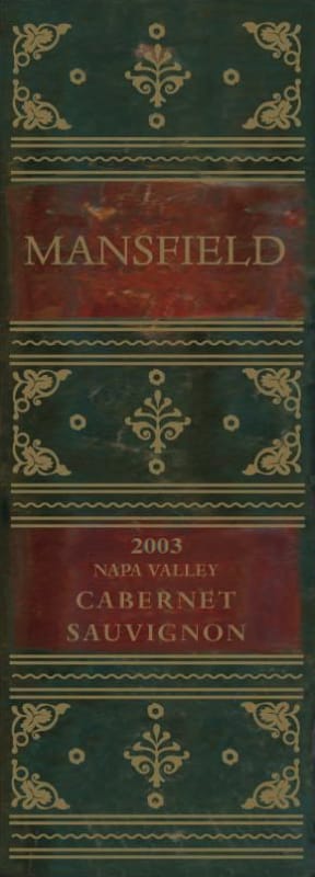 Mansfield Winery Cabernet Sauvignon 2003 Front Label