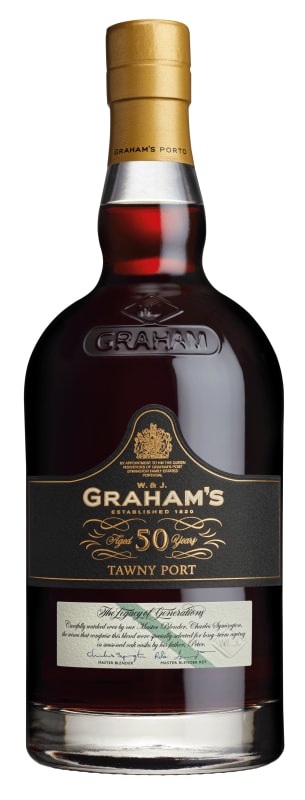 Graham's 50 Year Old Tawny Port Front Bottle Shot