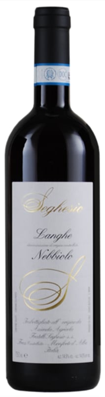 Fratelli Seghesio Langhe Nebbiolo 2021 Front Bottle Shot