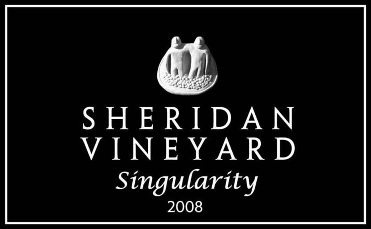 Sheridan Vineyard Singularity Syrah 2008 Front Label
