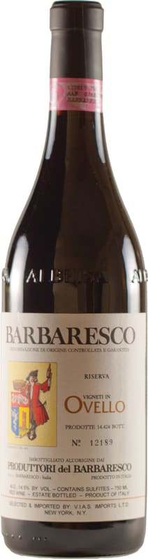 Produttori del Barbaresco Barbaresco Ovello Riserva 2015 Front Bottle Shot