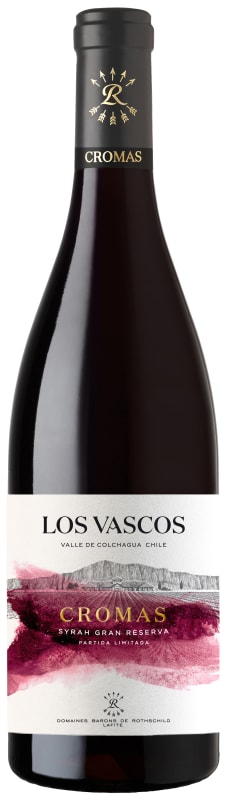 Los Vascos Cromas Gran Reserva Syrah 2020 Front Bottle Shot
