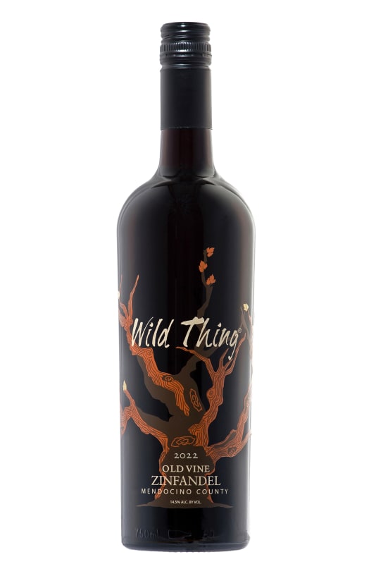 Carol Shelton Wild Thing Old Vine Zinfandel 2022 Front Bottle Shot