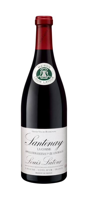 Louis Latour Santenay La Comme Premier Cru 2022 Front Bottle Shot