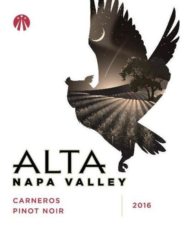 Alta Pinot Noir 2016 Front Label