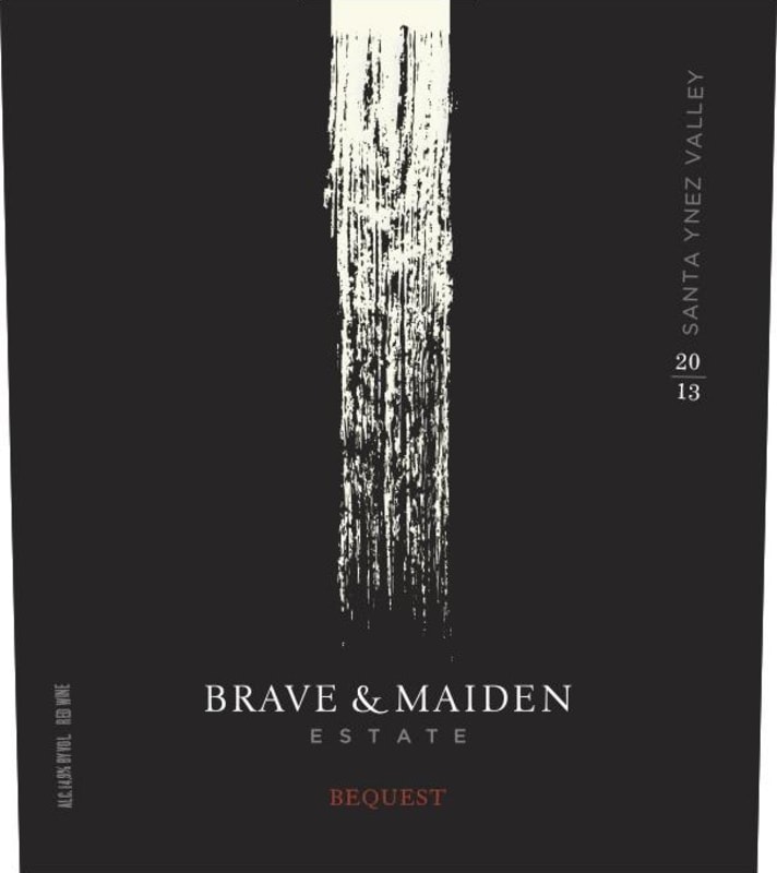 Brave & Maiden Bequest 2013 Front Label