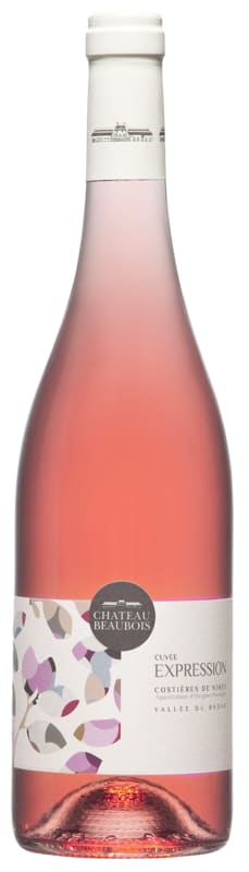 Chateau Beaubois Expression Rose 2016 Front Bottle Shot