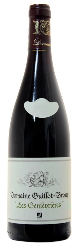 Domaine Guillot-Broux Macon-Cruzille Les Genievrieres Blanc 2019 Front Bottle Shot