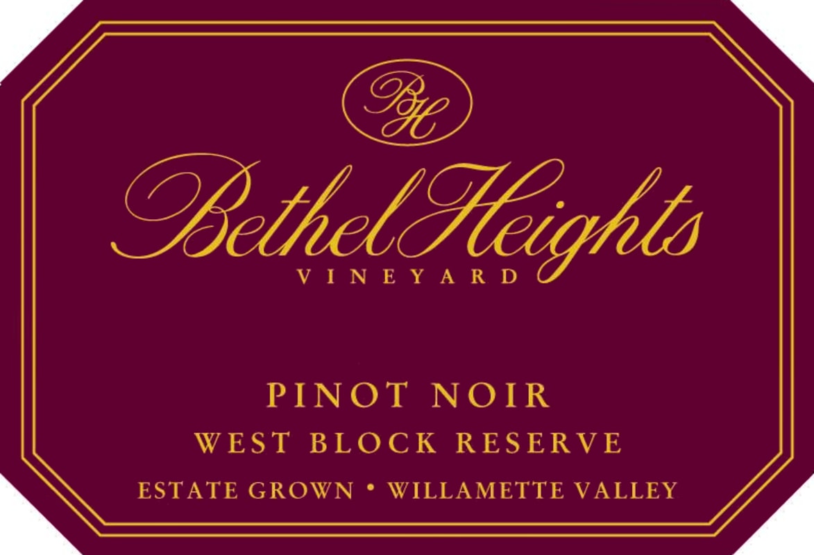 Bethel Heights West Block Reserve Pinot Noir 2010 Front Label