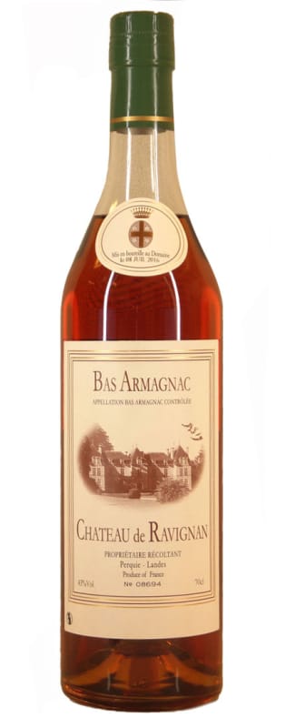 Domaine Ravignan Armagnac 1985 Front Bottle Shot
