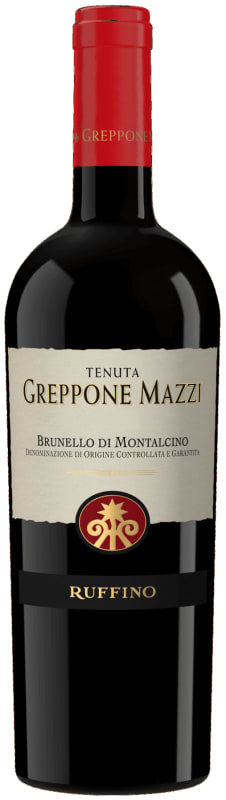 Ruffino Greppone Mazzi Brunello di Montalcino 2013 Front Bottle Shot