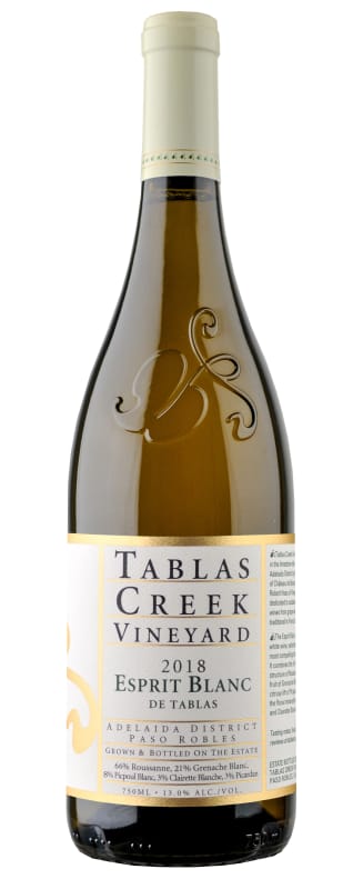 Tablas Creek Esprit de Tablas Blanc (375ML half-bottle) 2018 Front Bottle Shot