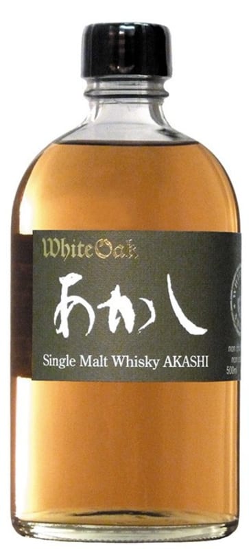 White Oak Distillery Akashi Single Malt Japanese Whisky Front Bottle Shot