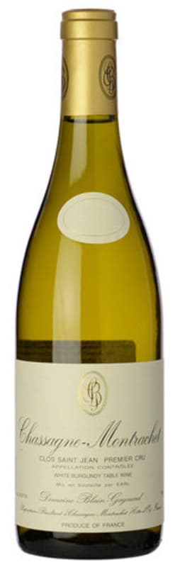 Domaine Blain-Gagnard Chassagne-Montrachet Clos St. Jean Premier Cru 2015 Front Bottle Shot