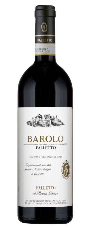 Bruno Giacosa Barolo Falletto 2015 Front Bottle Shot
