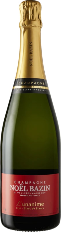 Noel Bazin L'Unanime Blanc de Blancs Front Bottle Shot
