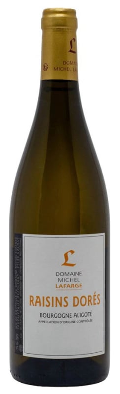 Domaine Michel Lafarge Bourgogne Aligote Raisins Dores 2022 Front Bottle Shot