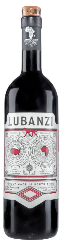 Lubanzi Red Blend 2022 Front Bottle Shot