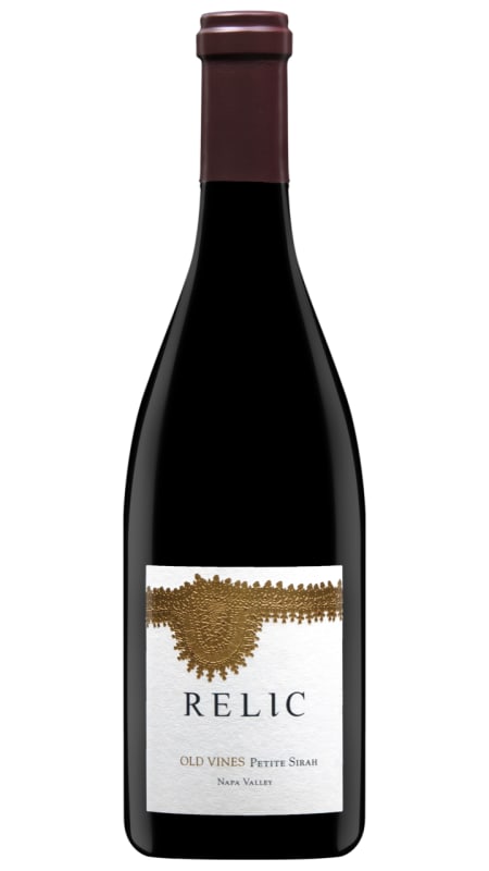 Relic Wine Cellars Old Vines Petite Sirah 2018 Front Bottle Shot