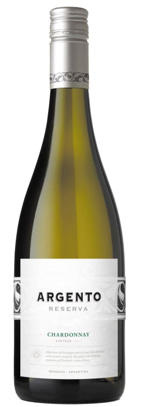 Argento Reserva Chardonnay 2016 Front Bottle Shot