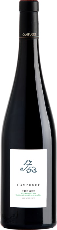 Chateau de Campuget 1753 Grenache 2023 Front Bottle Shot