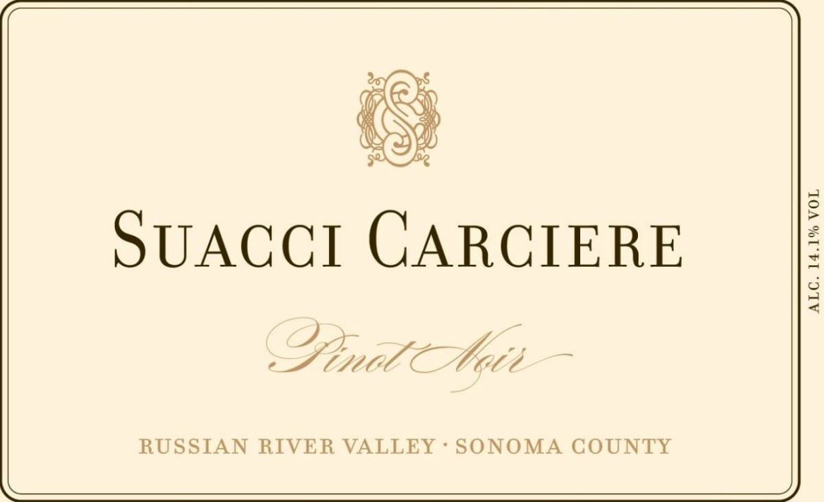 Suacci Carciere 2012 Front Label