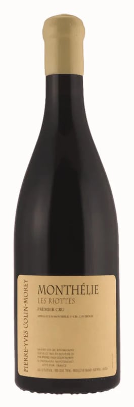 Pierre-Yves Colin-Morey Monthelie Les Riottes Premier Cru Rouge 2023 Front Bottle Shot