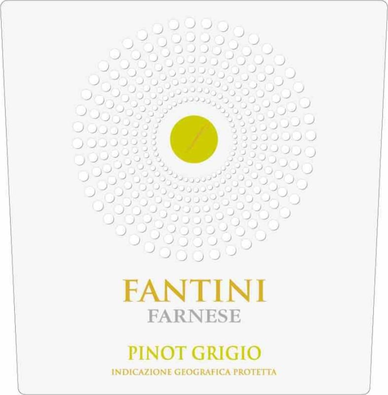 Farnese Fantini Pinot Grigio 2015 Front Label