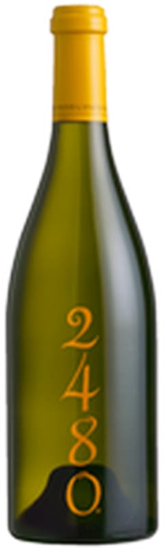 Hollywood and Vine Cellars 2480 Chardonnay 2015 Front Bottle Shot