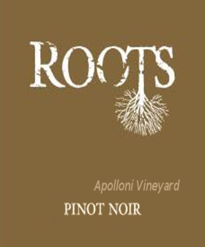 Roots Wine & Vineyard Apolloni Vineyard Pinot Noir 2010 Front Label